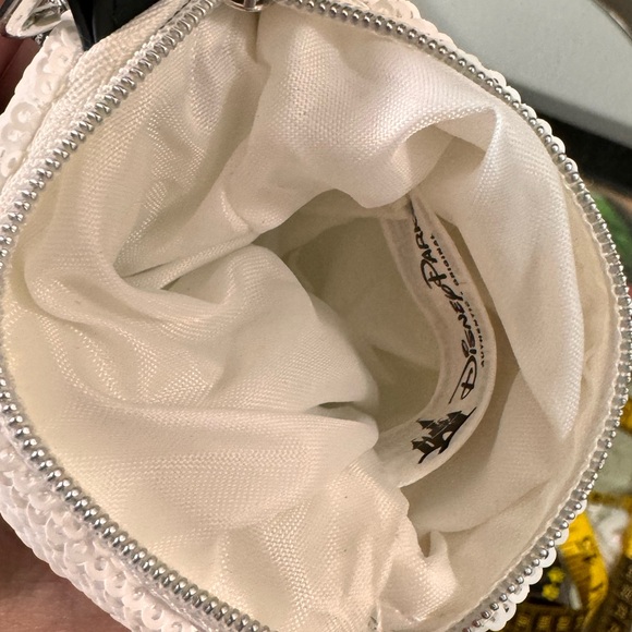 Disney Parks Sequin Mickey Mouse Glove Coin Purse Bag Charm - Picture 5 of 6